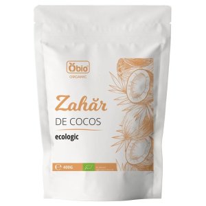 Zahar de cocos bio, 400g - Obio