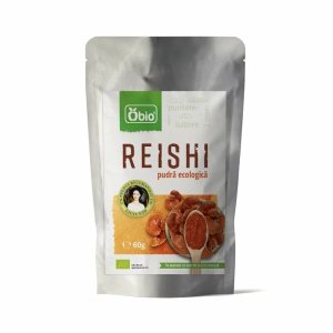 Reishi pulbere bio, 60g, OBIO