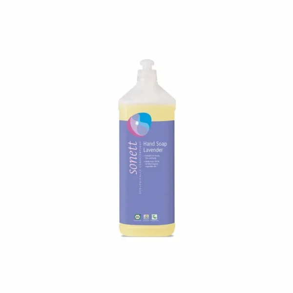 Sapun lichid - gel de dus ecologic Lavanda 1L, Sonett