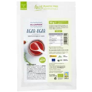 Agar agar fulgi bio, 50g