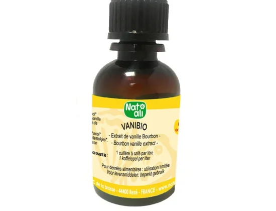 Extract de vanilie Bourbon, bio, 30ml, Nat-ali