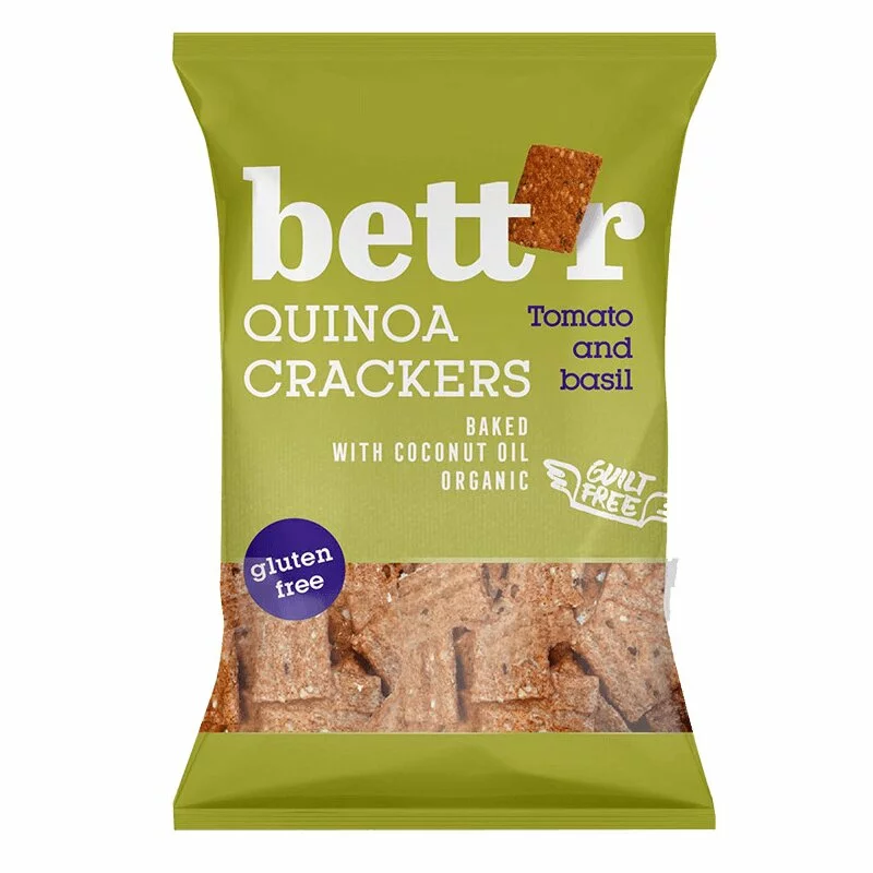 Crackers quinoa+roșii GF Bettr 100g
