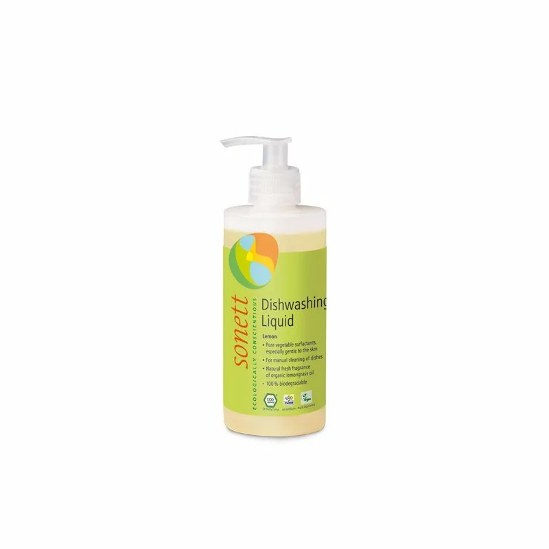 Detergent pentru spalat vase cu lamaie, ecologic, 300ml, Sonett