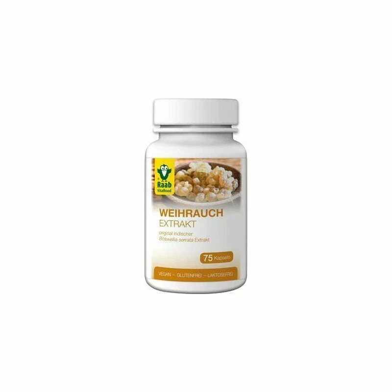 Frankincense (tamaie) extract 500mg, 75 capsule vegane RAAB