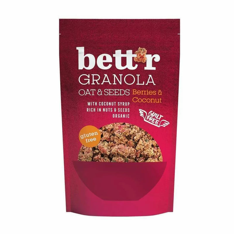 Granola fructe pădure+cocos GF Bettr 300g