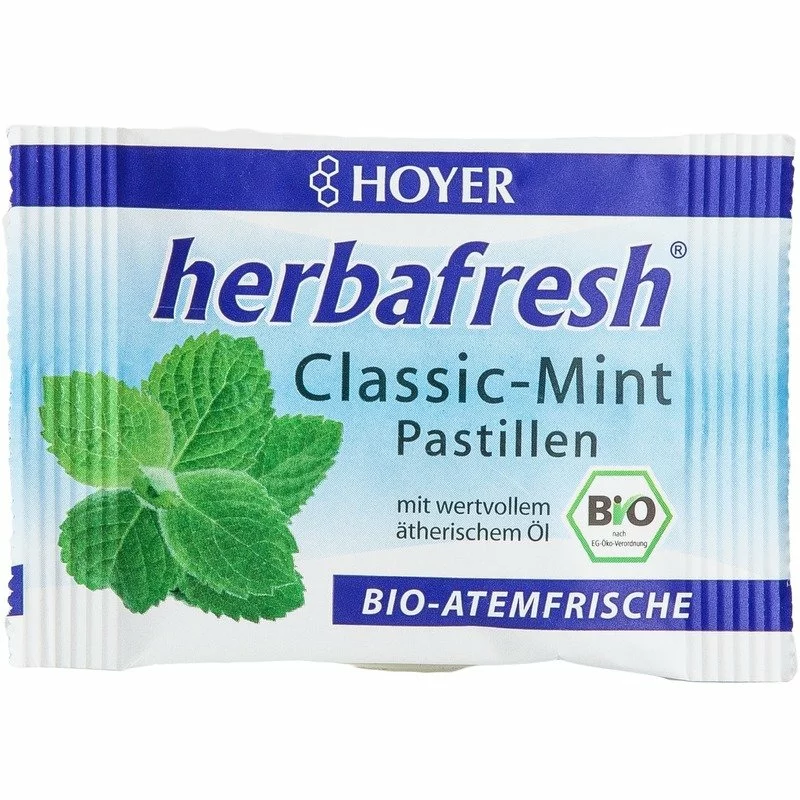Herbafresh clasic pastile respiratie proaspata cu menta bio 17g