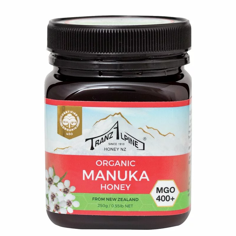 Miere de Manuka MGO 400+ bio 250g TranzAlpine