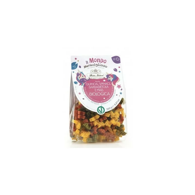 Paste unicorni tricolore quinoa Pasta Natura 250g