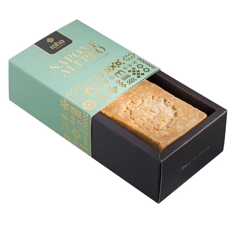 Sapun de alep cu 25% ulei de dafin, 200g, Isha