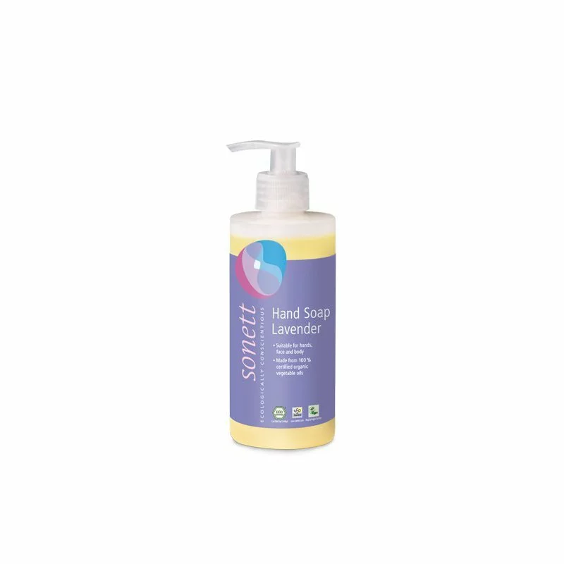 Sapun lichid - gel de dus ecologic Lavanda 300ml, Sonett