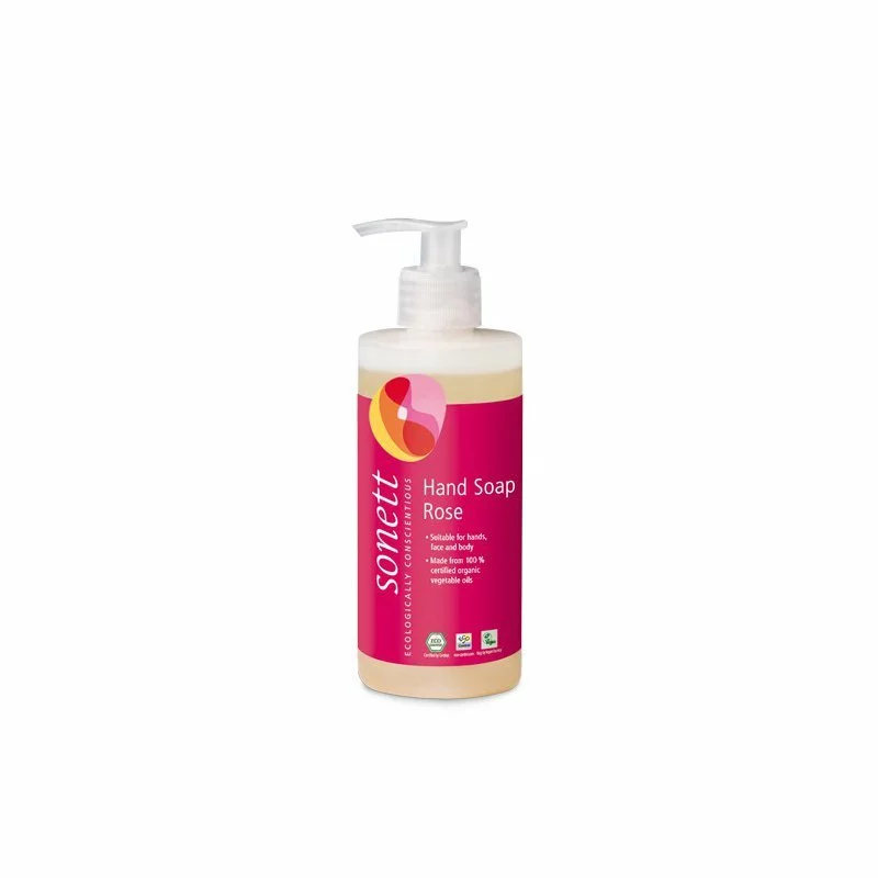 Sapun lichid - gel de dus ecologic Trandafiri 300ml, Sonett
