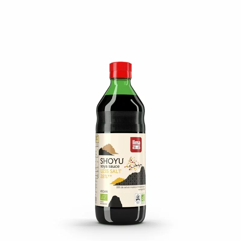 Sos de soia Shoyu bio cu continut redus de sare 250ml